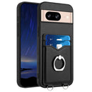 R20 Ring Card Holder Phone Case, For Google Pixel 8a, For Google Pixel 8 Pro, For Google Pixel 8