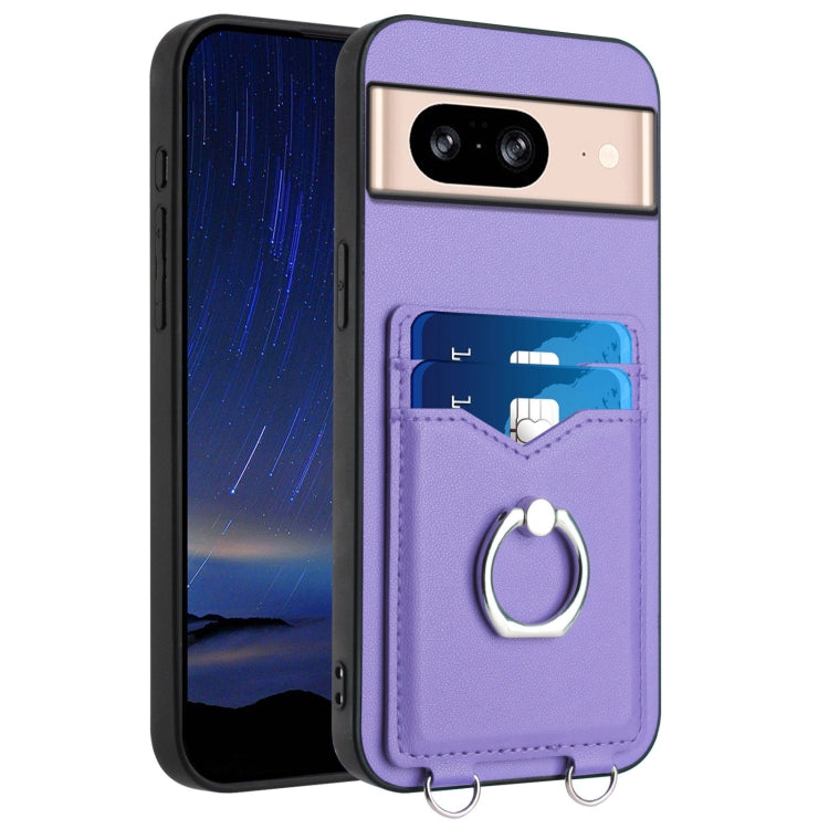 R20 Ring Card Holder Phone Case, For Google Pixel 8a, For Google Pixel 8 Pro, For Google Pixel 8