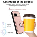 R20 Ring Card Holder Phone Case, For Google Pixel 8a, For Google Pixel 8 Pro, For Google Pixel 8
