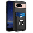 R20 Ring Card Holder Phone Case, For Google Pixel 8a, For Google Pixel 8 Pro, For Google Pixel 8