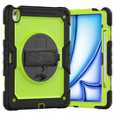 For iPad Air 13 2024 Silicone Hybrid PC Tablet Case with Shoulder Strap