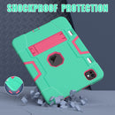 For iPad Air 13 inch 2024 Shockproof Silicone Acrylic PC Tablet Case with stand