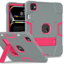 For iPad Air 13 inch 2024 Shockproof Silicone Acrylic PC Tablet Case with stand
