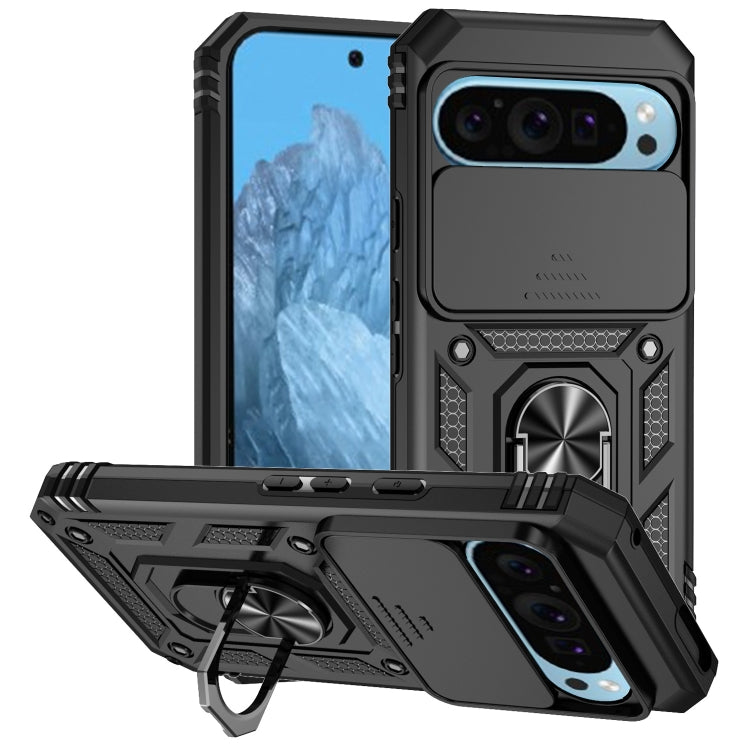 For Google Pixel 9 Pro Sliding Camera shield Holder Phone Case