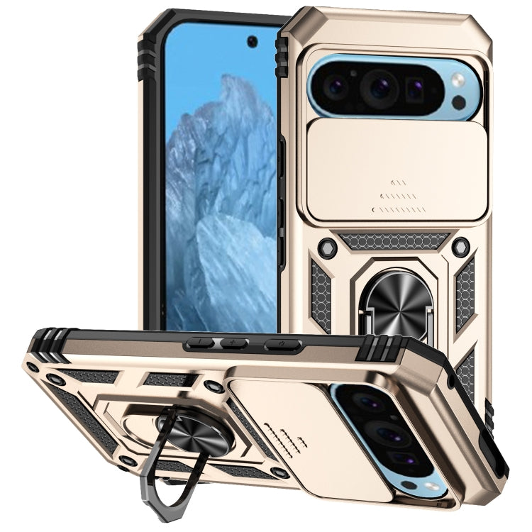 For Google Pixel 9 Pro Sliding Camera shield Holder Phone Case