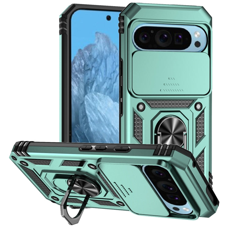 For Google Pixel 9 Pro Sliding Camera shield Holder Phone Case