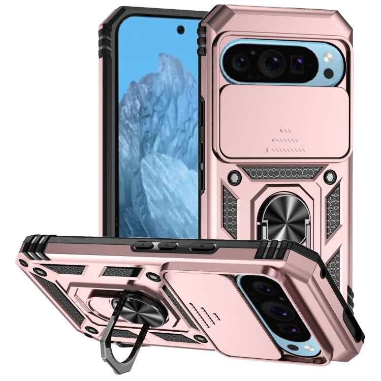 For Google Pixel 9 Pro Sliding Camera shield Holder Phone Case