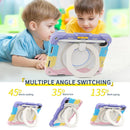 Armor Portable Rotating Ring Holder Silicone Tablet Case with Pen Slot, For iPad mini 6 / mini 2024, For iPad 2022, For iPad 10.2 2019 / 2020 / 2021