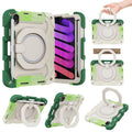 Armor Portable Rotating Ring Holder Silicone Tablet Case with Pen Slot, For iPad mini 6 / mini 2024, For iPad 2022, For iPad 10.2 2019 / 2020 / 2021