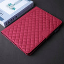 Rhombus Lattice Leather Tablet Case, For Galaxy Tab S9 FE / S9