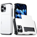 For iPhone 16 Pro Max Shockproof Armor Phone Case with Card Slot