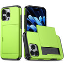 For iPhone 16 Pro Max Shockproof Armor Phone Case with Card Slot