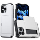 For iPhone 16 Pro Max Shockproof Armor Phone Case with Card Slot