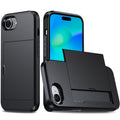 For iPhone SE 2024 Shockproof Armor Phone Case with Card Slot