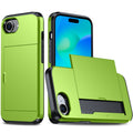 For iPhone SE 2024 Shockproof Armor Phone Case with Card Slot