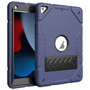 Armor Holder Silicone Hybrid PC Tablet Case, For iPad 10.2 9th 8th 7th Gen