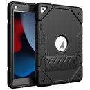 Armor Holder Silicone Hybrid PC Tablet Case, For iPad 10.2 9th 8th 7th Gen