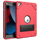 Armor Holder Silicone Hybrid PC Tablet Case, For iPad 10.2 9th 8th 7th Gen
