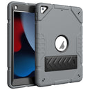 Armor Holder Silicone Hybrid PC Tablet Case, For iPad 10.2 9th 8th 7th Gen