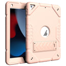Armor Holder Silicone Hybrid PC Tablet Case, For iPad 10.2 9th 8th 7th Gen
