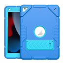Armor Holder Silicone Hybrid PC Tablet Case, For iPad 10.2 9th 8th 7th Gen