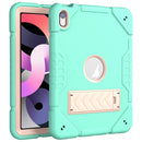 Armor Holder Silicone Hybrid PC Tablet Case, For iPad 10.2 9th 8th 7th Gen