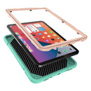 Armor Holder Silicone Hybrid PC Tablet Case, For iPad 10.2 9th 8th 7th Gen