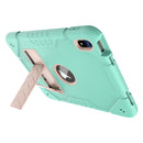 Armor Holder Silicone Hybrid PC Tablet Case, For iPad 10.2 9th 8th 7th Gen
