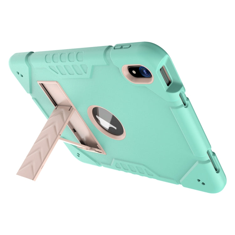 Armor Holder Silicone Hybrid PC Tablet Case, For iPad 10.2 9th 8th 7th Gen