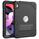 Armor Holder Silicone Hybrid PC Tablet Case, For iPad 10.2 9th 8th 7th Gen