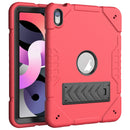 Armor Holder Silicone Hybrid PC Tablet Case, For iPad 10.2 9th 8th 7th Gen