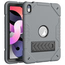 Armor Holder Silicone Hybrid PC Tablet Case, For iPad 10.2 9th 8th 7th Gen