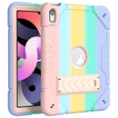 Armor Holder Silicone Hybrid PC Tablet Case, For iPad 10.2 9th 8th 7th Gen
