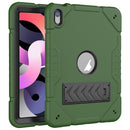 Armor Holder Silicone Hybrid PC Tablet Case, For iPad 10.2 9th 8th 7th Gen