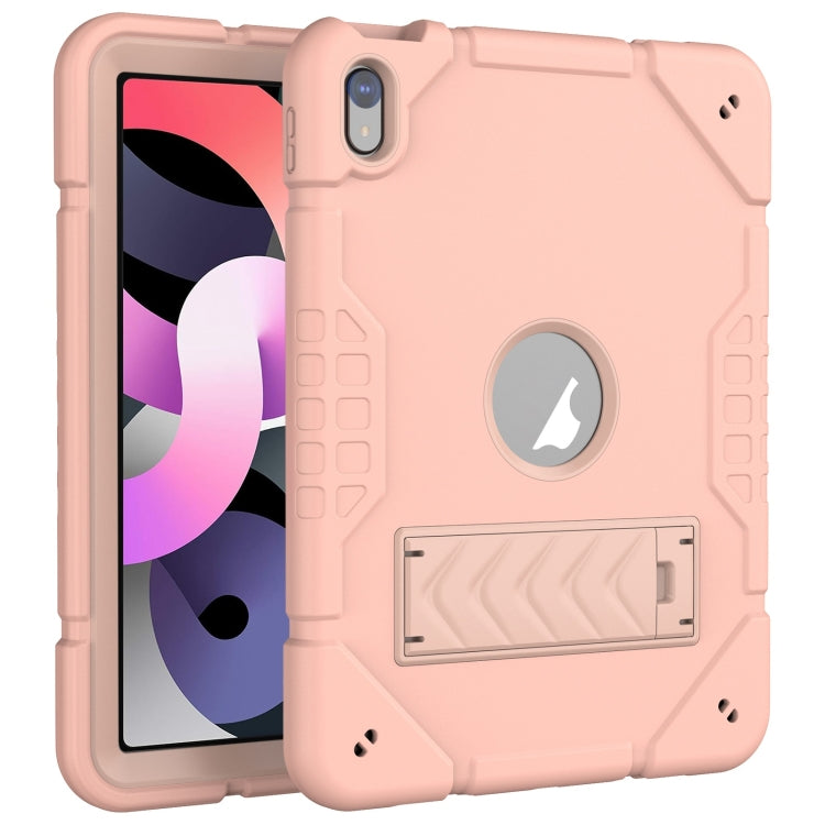 Armor Holder Silicone Hybrid PC Tablet Case, For iPad 10.2 9th 8th 7th Gen