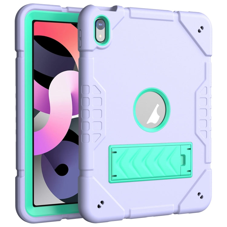 Armor Holder Silicone Hybrid PC Tablet Case, For iPad 10.2 9th 8th 7th Gen