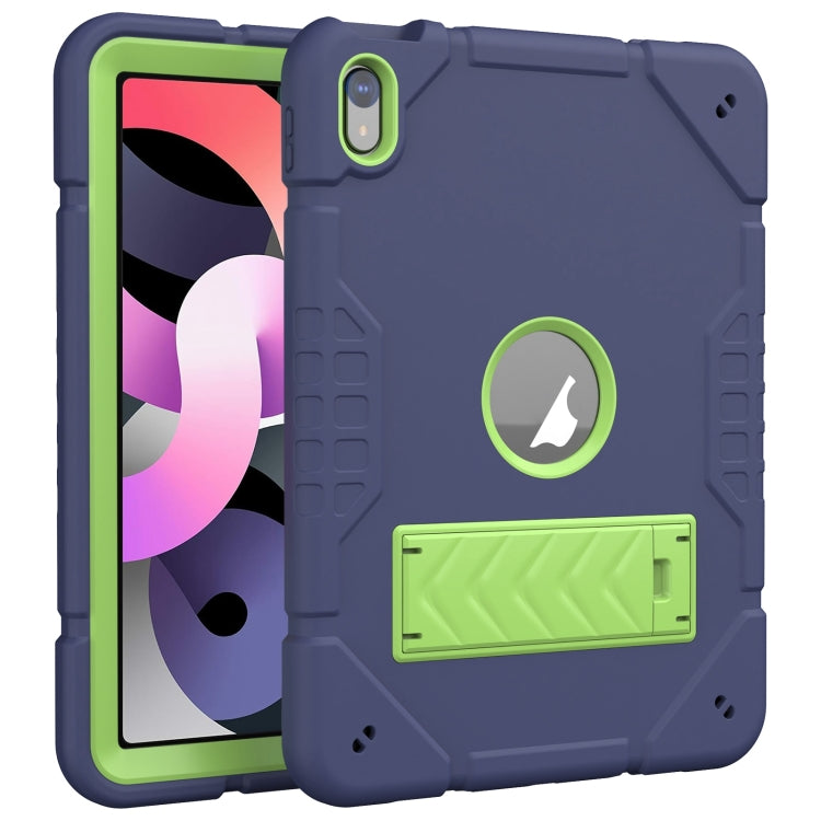 Armor Holder Silicone Hybrid PC Tablet Case, For iPad 10.2 9th 8th 7th Gen