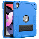 Armor Holder Silicone Hybrid PC Tablet Case, For iPad 10.2 9th 8th 7th Gen