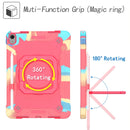 For iPad Air 11 2024 Handle Grip Holder Silicone Hybrid PC Tablet Case with Strap