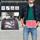 For iPad Air 11 2024 Handle Grip Holder Silicone Hybrid PC Tablet Case with Strap