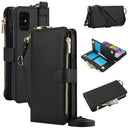 For Samsung Galaxy A51 4G Crossbody Ring Multifunctional Wallet Leather Phone Case