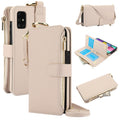 For Samsung Galaxy A71 4G Crossbody Ring Multifunctional Wallet Leather Phone Case