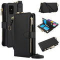 For Samsung Galaxy A71 4G Crossbody Ring Multifunctional Wallet Leather Phone Case