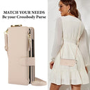 For Samsung Galaxy Z Fold 5 Crossbody Ring Multifunctional Wallet Fold Leather Phone Case