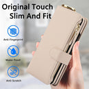 For Samsung Galaxy Z Fold 5 Crossbody Ring Multifunctional Wallet Fold Leather Phone Case