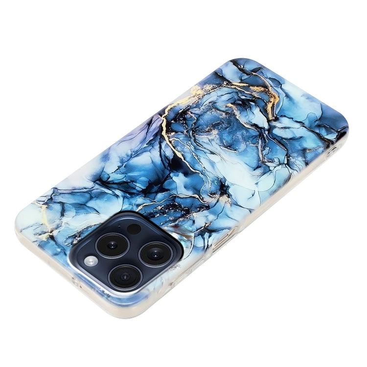 For iPhone 16 Plus IMD Marble TPU Phone Case