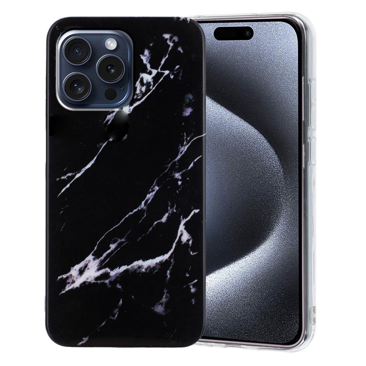 For iPhone 16 Plus IMD Marble TPU Phone Case