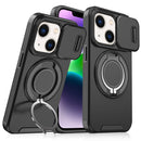 For iPhone 13 Sliding Camera Protector Ring Holder Phone Case