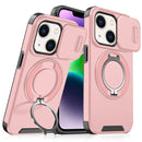 For iPhone 13 Sliding Camera Protector Ring Holder Phone Case