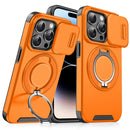 For iPhone 13 Sliding Camera Protector Ring Holder Phone Case